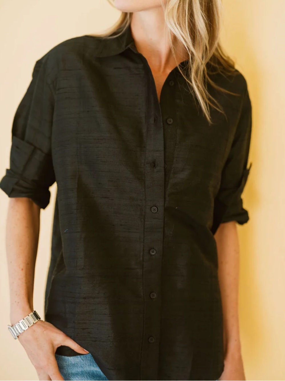 Julia Amory Carolyn Shirt Dupioni
